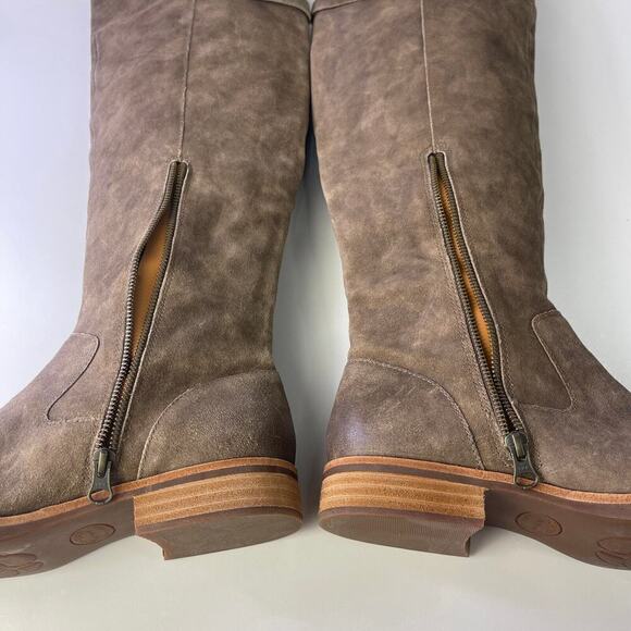 Kork-Ease Addison Over the Knee Suede Boot Taupe 8.5 M - Picture 7 of 11